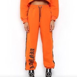 I.Am.Gia orange sweats size x-small